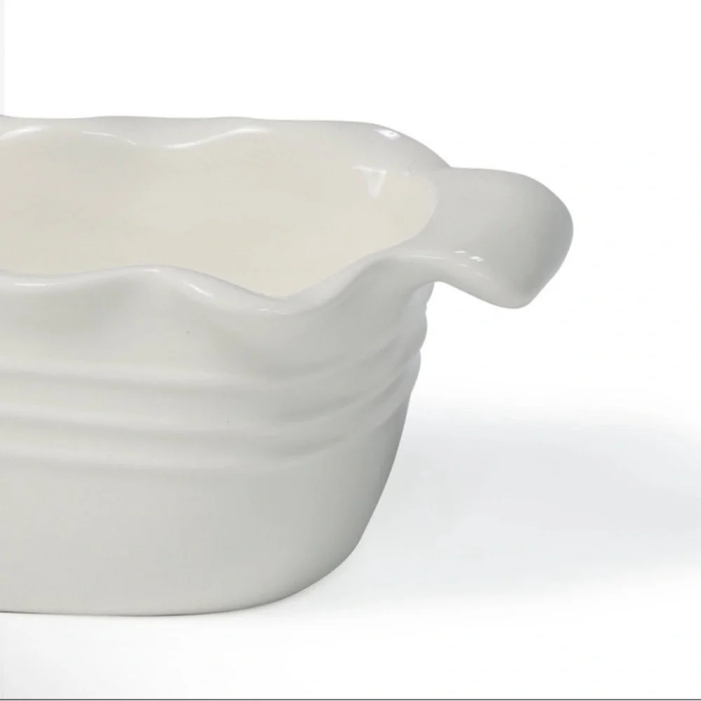 New White Bread Loaf Pan W/ Scalloped Edges from Target Bullseye Playground